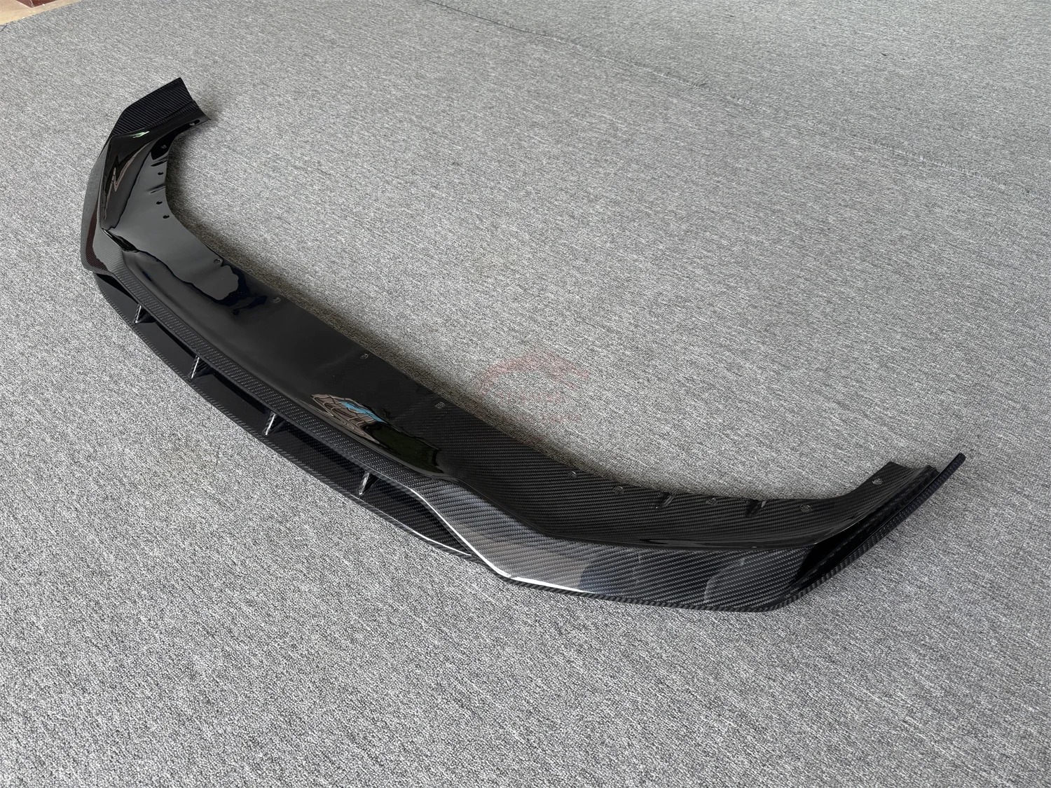 High Quality ALN Style Dry Carbon Fiber Front Lip Front Bumper Lip Front Bumper Spoiler for  5 Series G30 G38 2021-2023